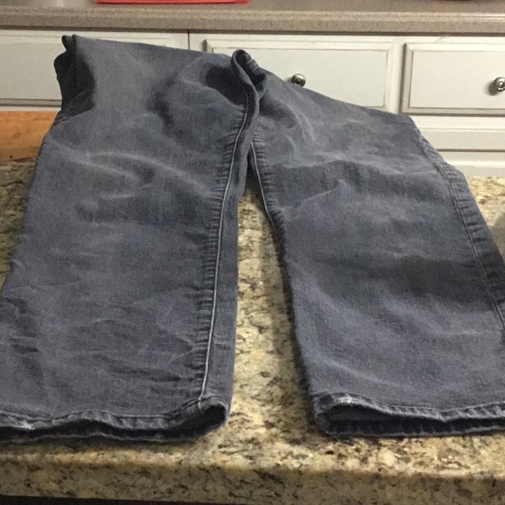Madewell Perfect Vintage crop Jean black wash EUC 29